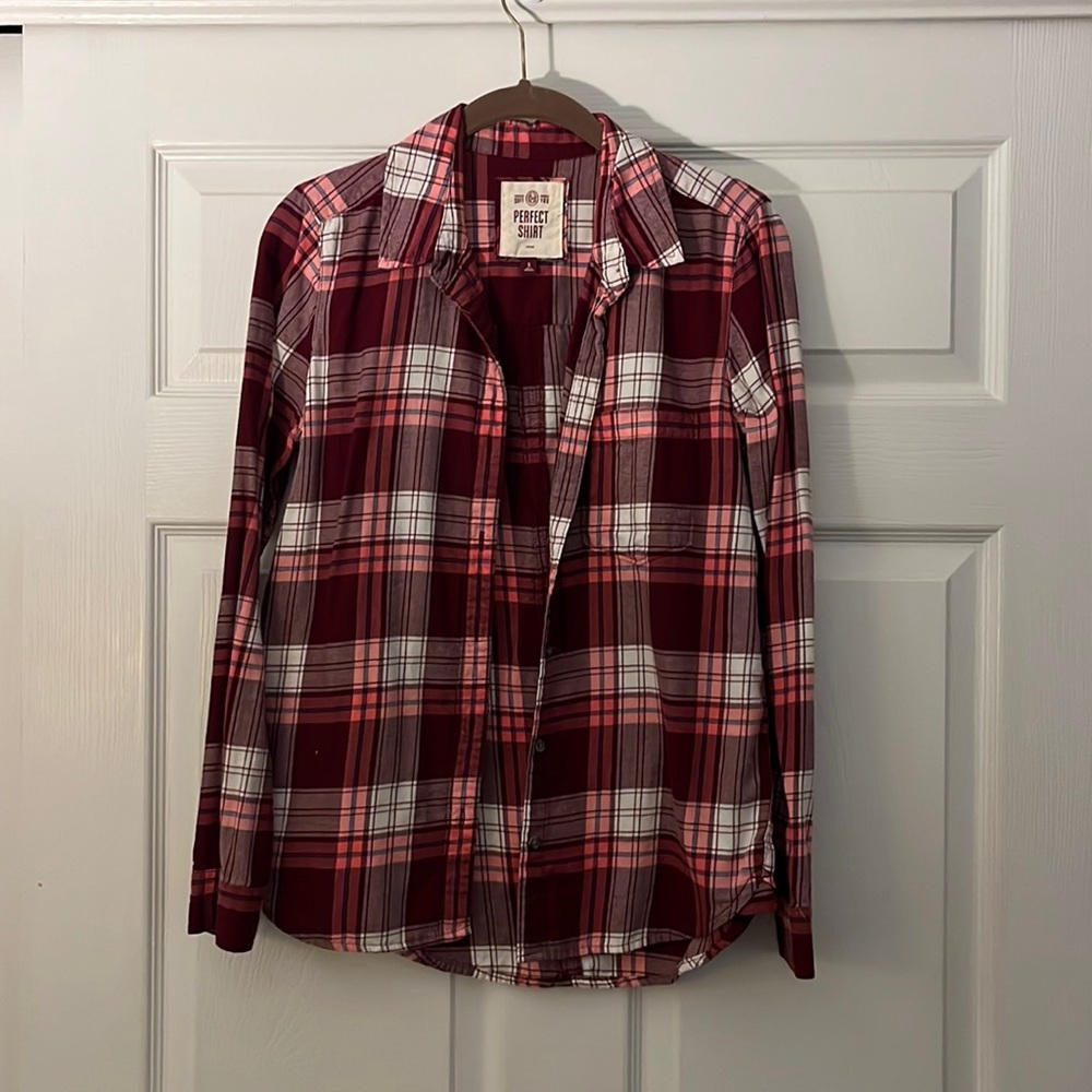 Pink and Cranberry Flannel